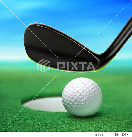 golf ball on lip 15666843