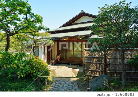 清澄庭園：涼亭 15668983