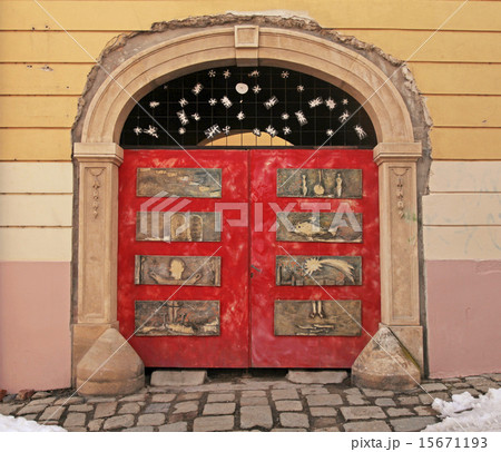 door in Old Town of Bratislava 15671193