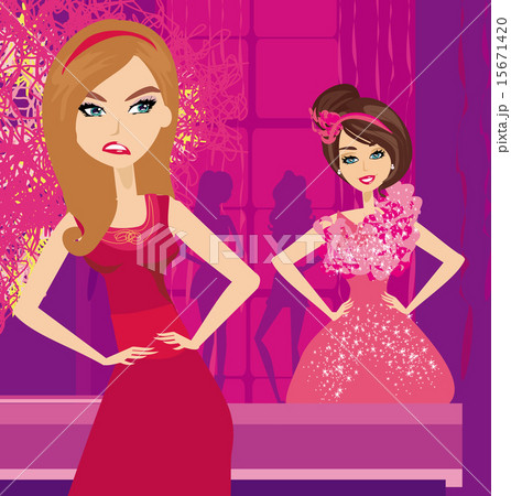 girl jealous of the beautiful dresses girl jealous of the beautiful dresses 15671420