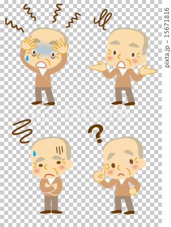 陷入困境的爺爺 15671816