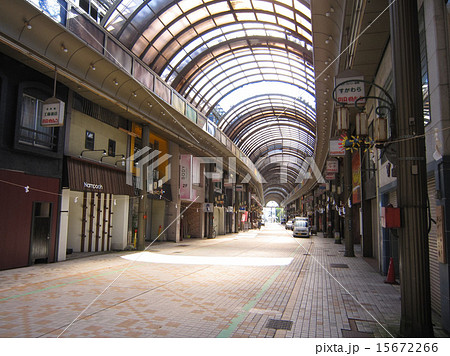 アーケード撤去前の北上市 PIAすわちょう商店街 2013年9月 15672266