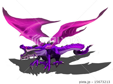 紫龍のイラスト素材