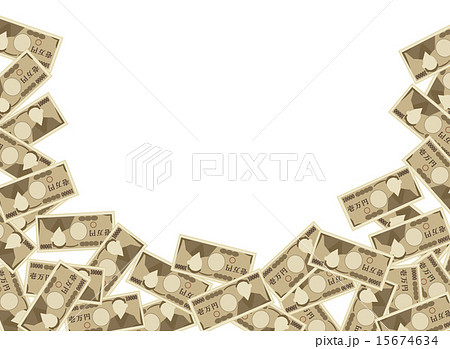 お金背景のイラスト素材 15674634 Pixta