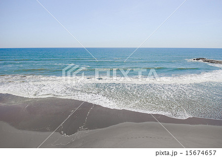 九十九里海岸を空撮 15674657