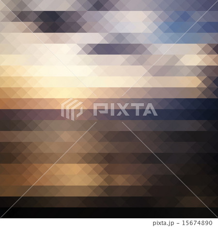 Seaside triangle background 15674890