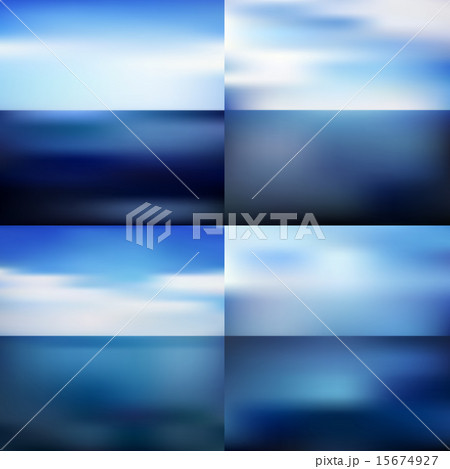 Water blurred background set 15674927