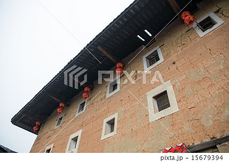 hakka tulou located in fujian, china 15679394