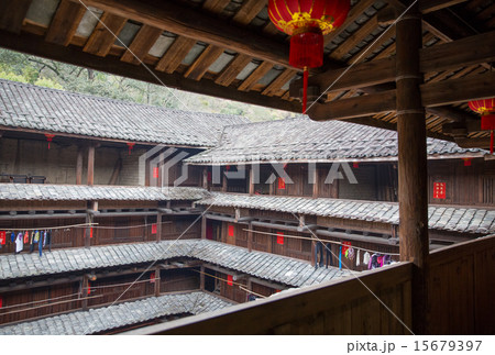 hakka tulou located in fujian, china hakka tulou located in fujian, china 15679397