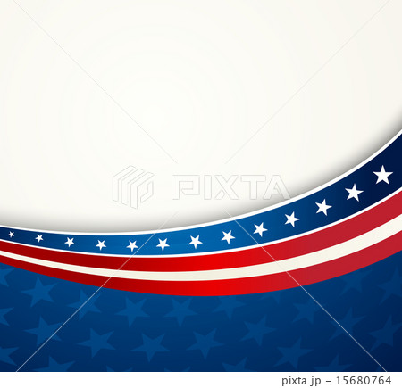 American Flag, Vector patriotic background 15680764