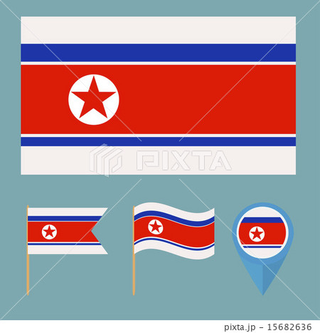 North Korea, country flag 15682636