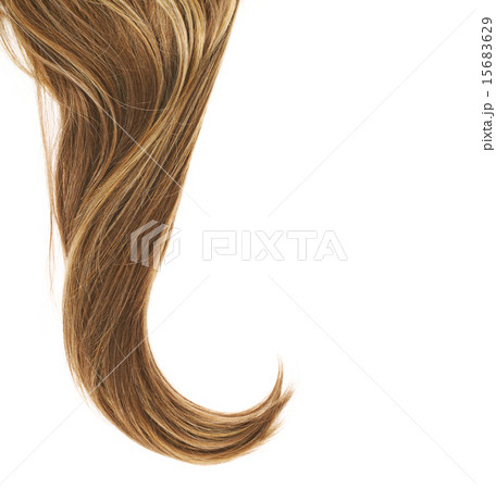 Hair fragment over the white Hair fragment over the white 15683629