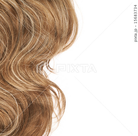 Hair fragment over the white Hair fragment over the white 15683734