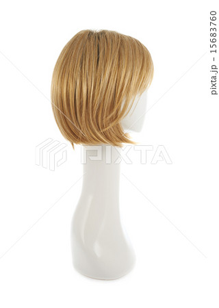 Hair wig over the mannequin head 15683760