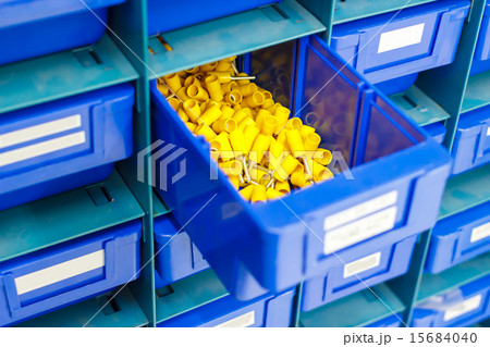 Blue drawer for keep equipment 15684040