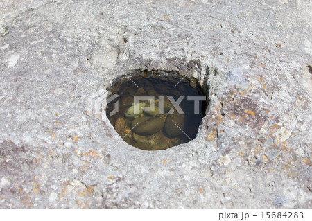 山国川の甌穴 15684283