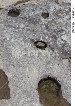 山国川の甌穴 15684285