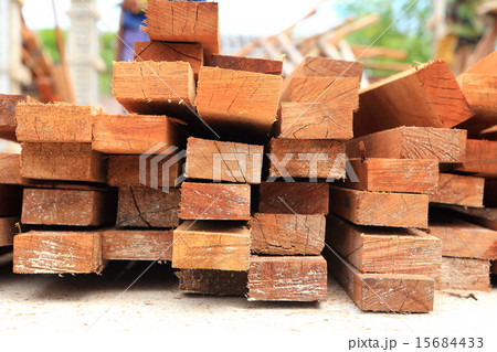 set of wood pine timber for construction building set of wood pine timber for construction building 15684433