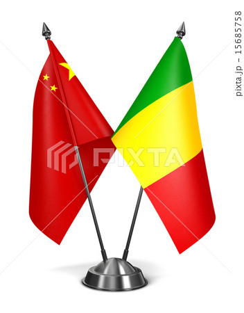 China and Mali - Miniature Flags. 15685758