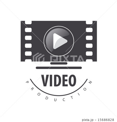vector logo to view the video on a monitor 15686828