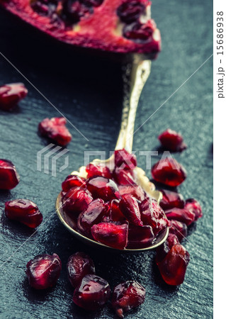 Prosciutto. Curled Slices of Delicious Prosciutto  15686938