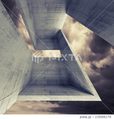Abstract square architecture background, 3d Abstract square architecture background, 3d 15688270