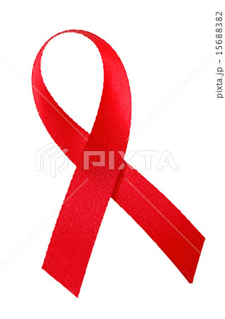 World Aids Day Red Ribbon Sign. World Aids Day Red Ribbon Sign. 15688382