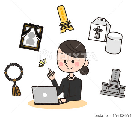 女性　葬儀　ＰＣ　検索 15688654