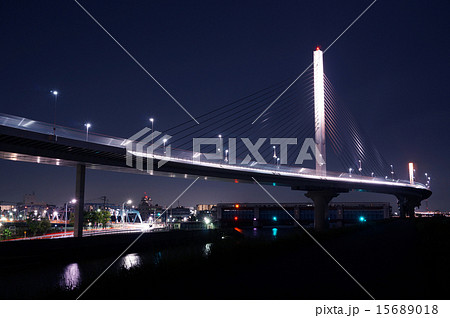 首都高速中央環状線　かつしかハープ橋 15689018