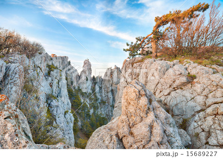 Amazing cliffs of Crimea, Ukraine 15689227