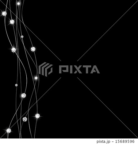 Abstract Luxury Black Diamond Background Vector Illustration 15689596