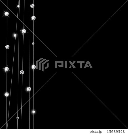 Abstract Luxury Black Diamond Background Vector Illustration 15689598