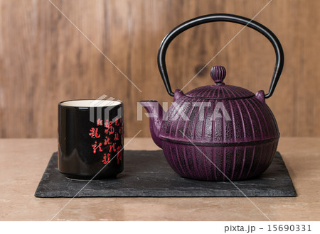 Chinese traditional teapot and cup 15690331