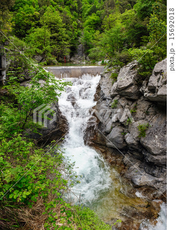 Waterfall in Olympus Mountains, Greece 15692018