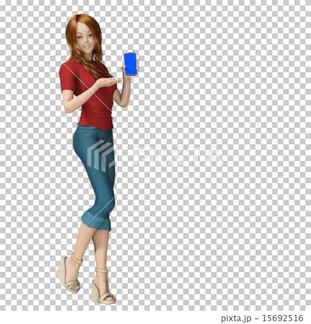 A young woman to book with smartphone A young woman to book with smartphone 15692516