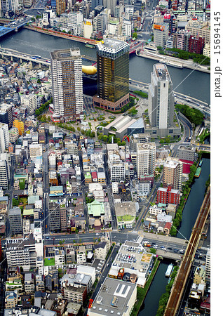 ミニチュアのような東京眺望 15694145