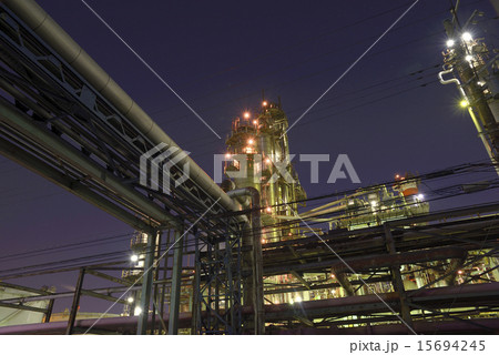 浮島町　工場夜景 15694245