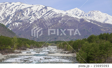 白馬村の風景 15695093