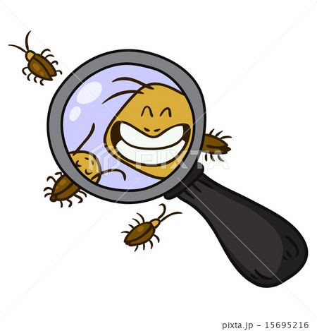 cockroach cartoon, vector 15695216