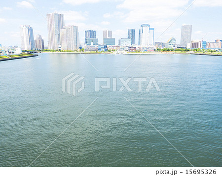 豊洲大橋からの都市風景 15695326