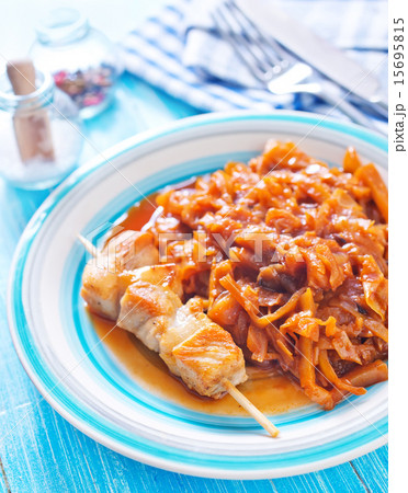 cabbage with meat cabbage with meat 15695815