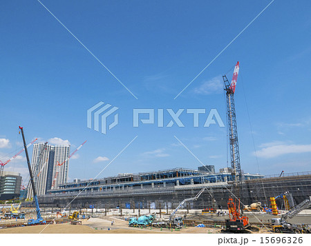 東京都中央卸売市場の豊洲新市場建設イメージ 15696326