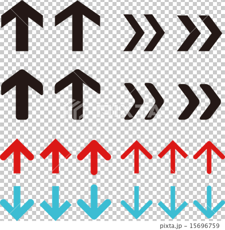A set of simple arrows - Stock Illustration [15696759] - PIXTA