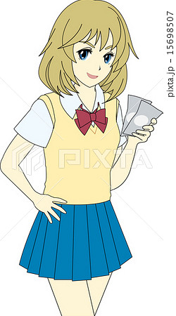 学生・金銭トラブル・カツアゲ・イラスト・ベクターデーター 15698507