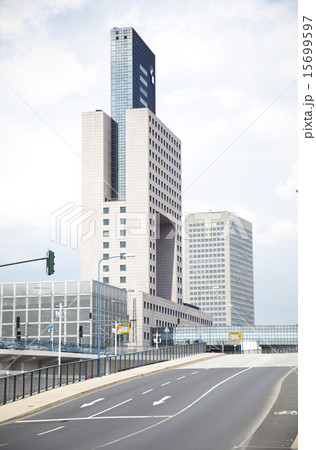 Business building center, natural colorful tone 15699597
