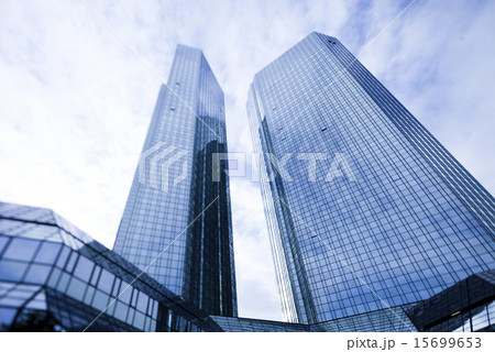 Office buildings, natural colorful tone 15699653
