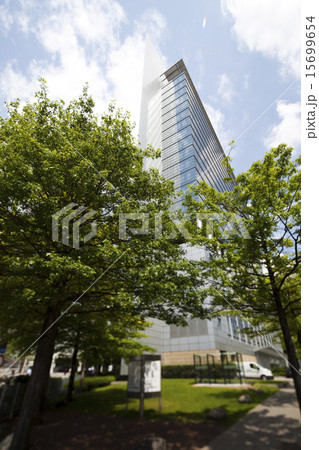 Modern city background, natural colorful tone 15699654