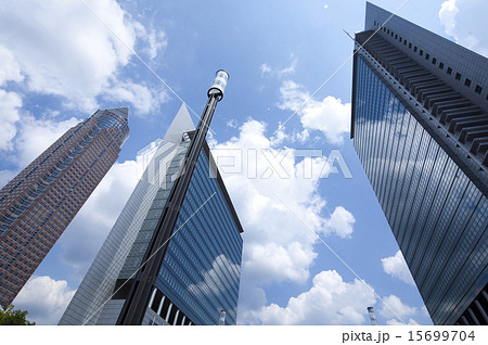 Office building on blue sky 15699704