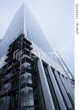 Office building on blue sky 15699709