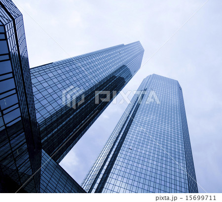 Office building on blue sky 15699711